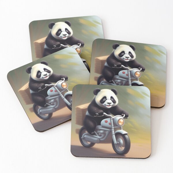 Item preview, Panda bear riding a motorcycle designed and sold by NaturaFotos.