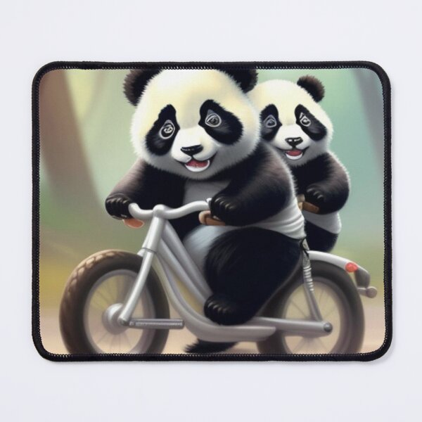 Item preview, Panda bear riding a bicycle designed and sold by NaturaFotos.