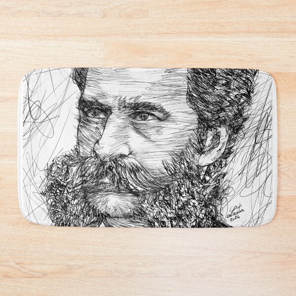 Item preview, JOHANN STRAUSS II - ink portrait designed and sold by lautir.