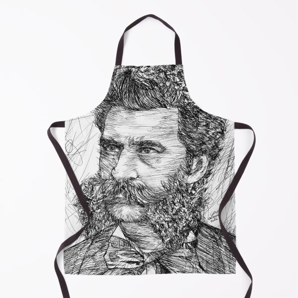 Item preview, JOHANN STRAUSS II - ink portrait designed and sold by lautir.