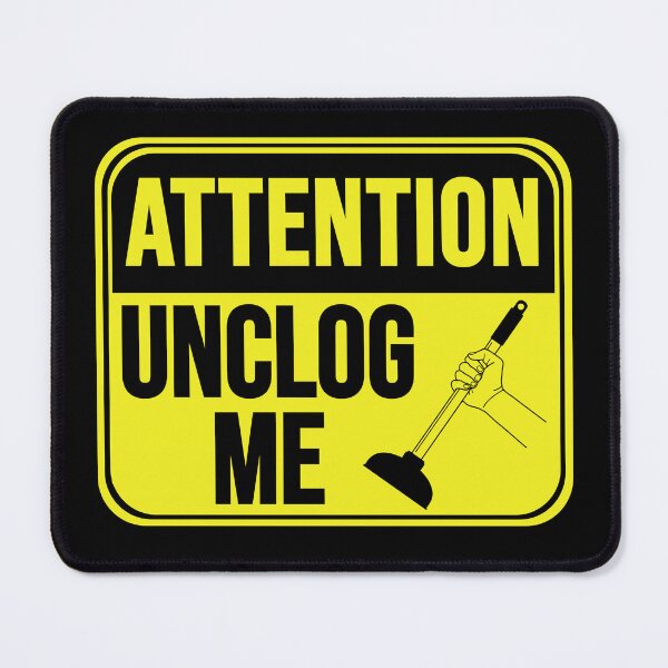 Item preview, Unclog Me (Toilet Plunger) designed and sold by MarkMySign.