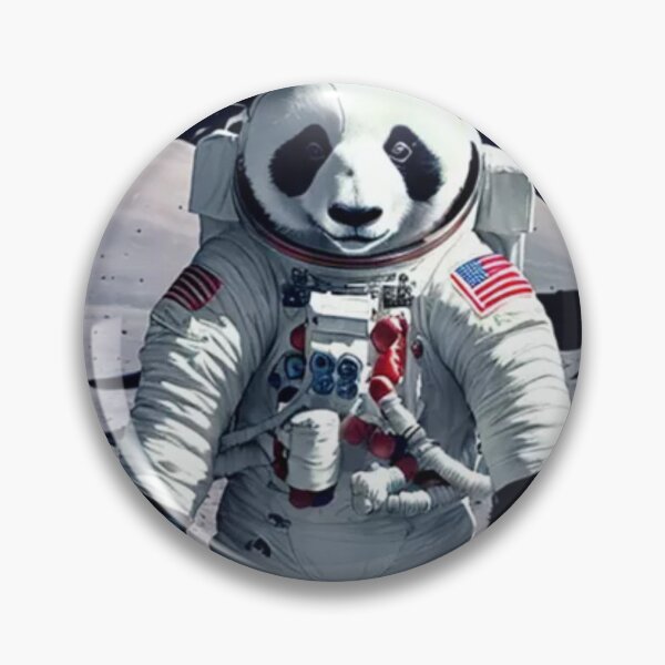 Item preview, Astronaut panda bear on the Moon designed and sold by NaturaFotos.
