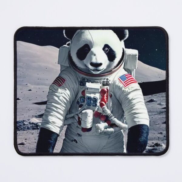 Item preview, Astronaut panda bear on the Moon designed and sold by NaturaFotos.