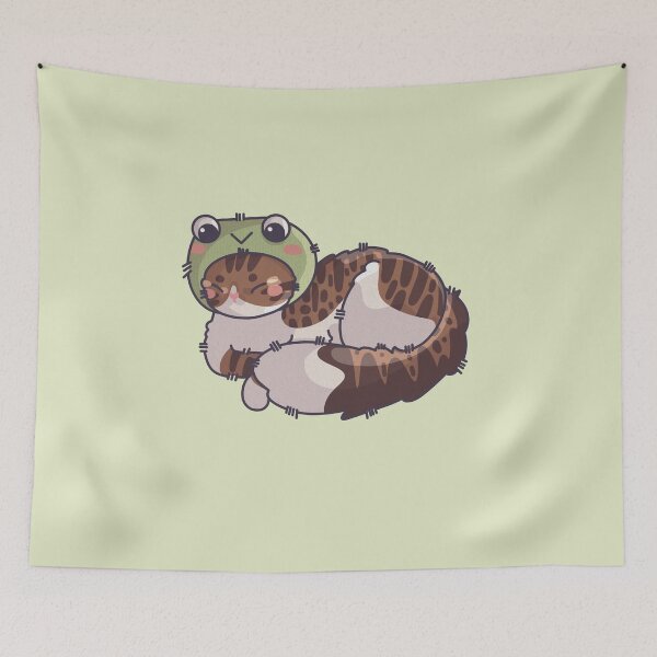 Item preview, Frog Cat - Kawaii Cat Design designed and sold by FelineEmporium.