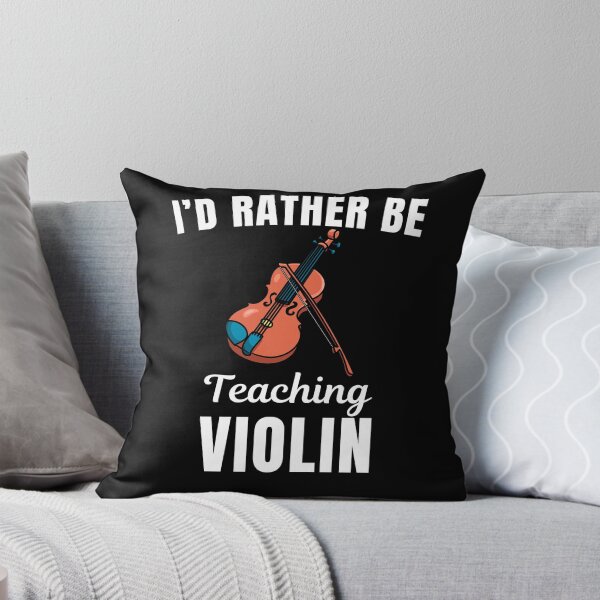 Item preview, I'd rather be teaching violin , funny violinist, violin musical instrument teacher instructor and musician saying or quote designed and sold by NBSStore.