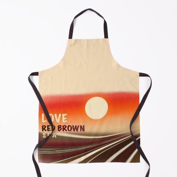 Item preview, Sunset Red Brown Sea Love Geometric #84 designed and sold by Pawimon.