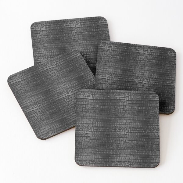 Item preview, Black Embossed Leather Texture designed and sold by Studio2315.