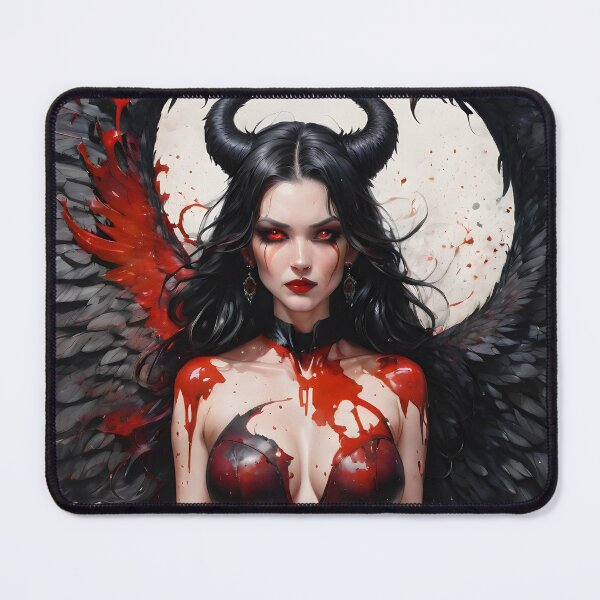 Item preview, Beautiful succubus, dark goddess designed and sold by Spooky Witch Dream.