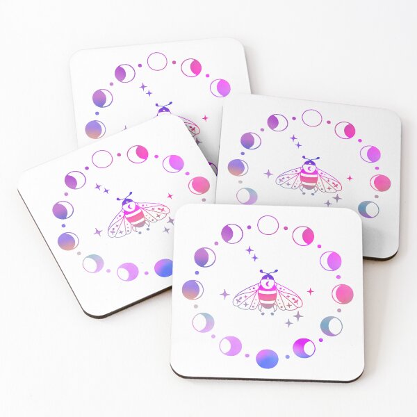 Item preview, Colorful Rainbow Galaxy Bee Witchy Moon Cycle Astrology designed and sold by Nicole Creates.