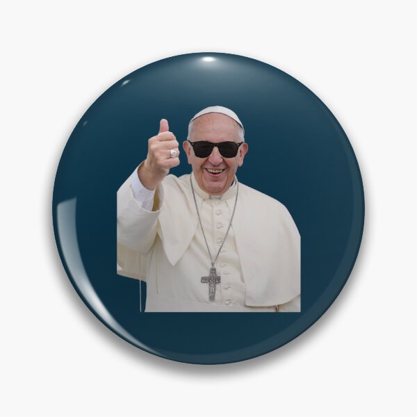 Item preview, Funny Thumbs up Pope Francis designed and sold by GlamKidsBoutiq.