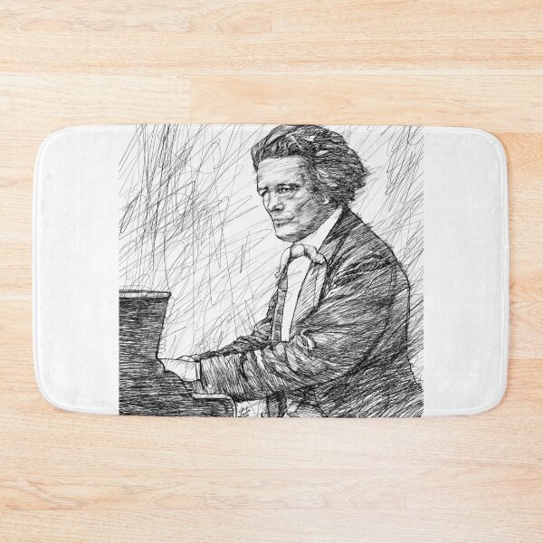 Item preview, ANTON RUBINSTEIN ink portrait designed and sold by lautir.