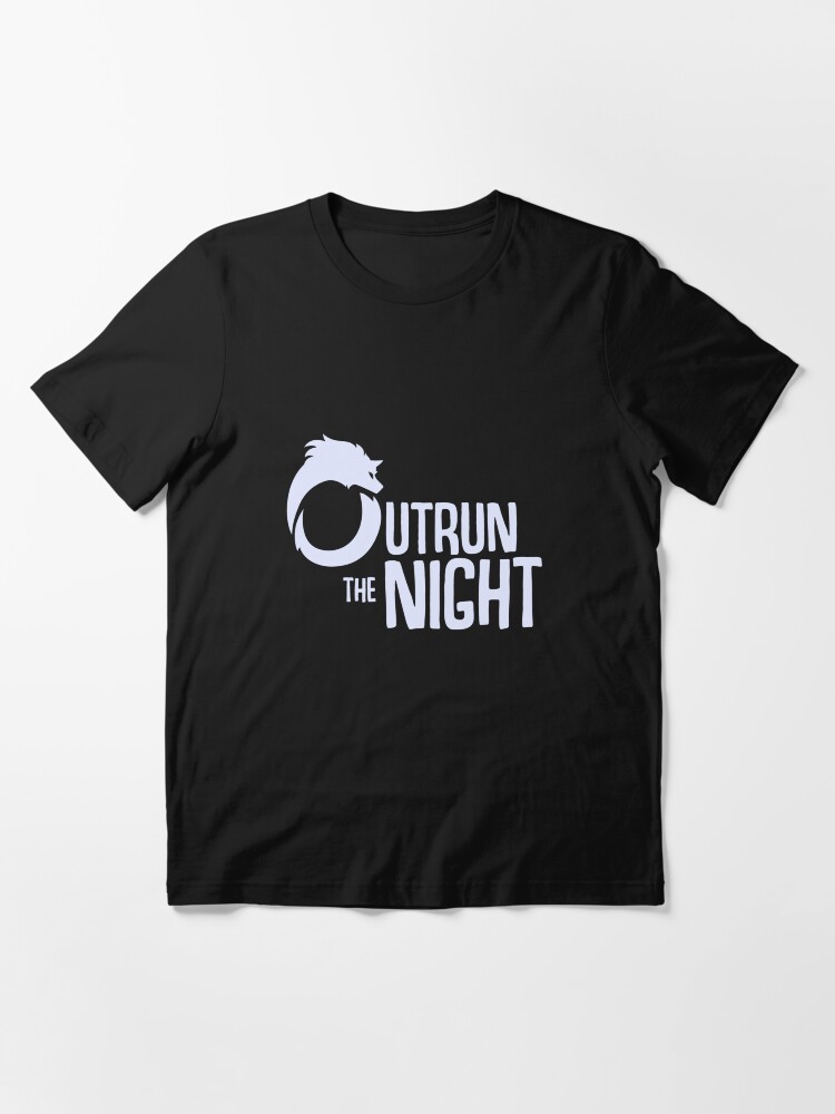 Thumbnail 3 of 7, Essential T-Shirt, Outrun the Night Logo Apparell designed and sold by OutrunTheNight.