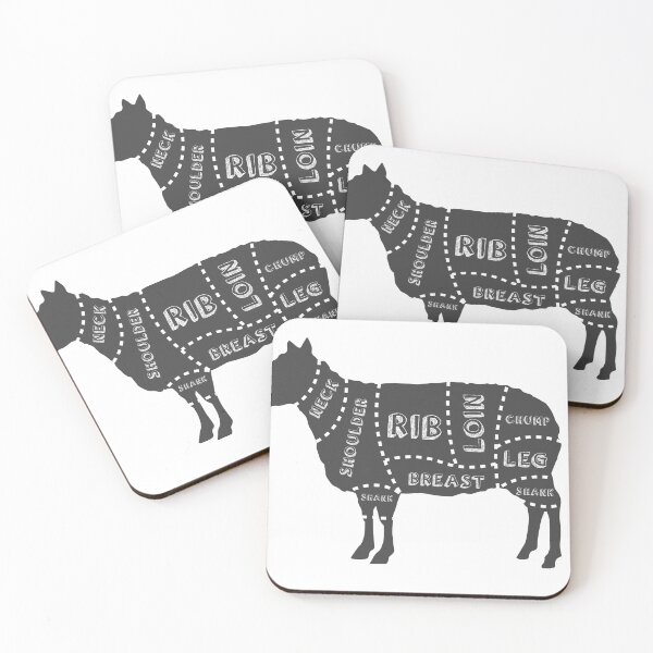Item preview, Butchers diagram of a lamb / sheep meat designed and sold by Creative Spectator.