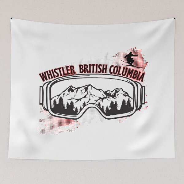 Item preview, Whistler British Colombia Ski Resort Skier Googles designed and sold by CyberArtistOne.