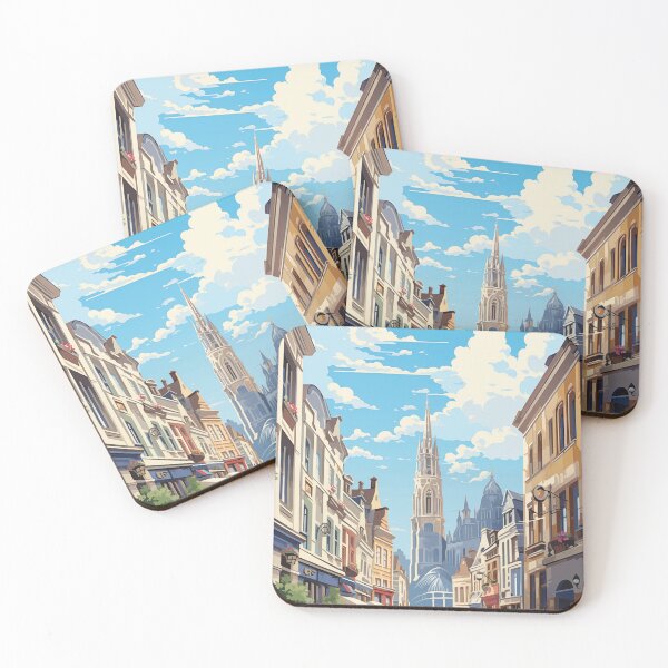 Item preview, Belgium Iconic Architectural Wonders #1 designed and sold by Anuchartl.