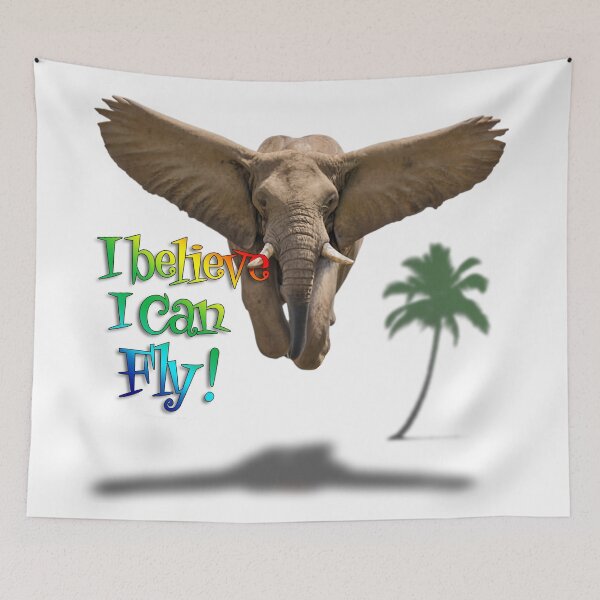 Item preview, I Believe I Can Fly! designed and sold by NickTaroDesign.