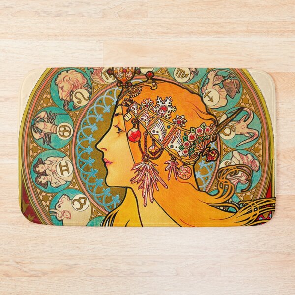 Item preview, Zodiac, (1896) - Alphonse Mucha. HIGH DEFINITION designed and sold by MINDTHECHERRY.