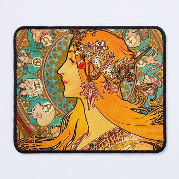 Item preview, Zodiac, (1896) - Alphonse Mucha. HIGH DEFINITION designed and sold by MINDTHECHERRY.