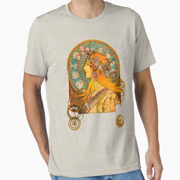 Artikel-Vorschau von Sternzeichen, (1896) – Alphonse Mucha. HOCHAUFLÖSEND, designt und verkauft von MINDTHECHERRY.