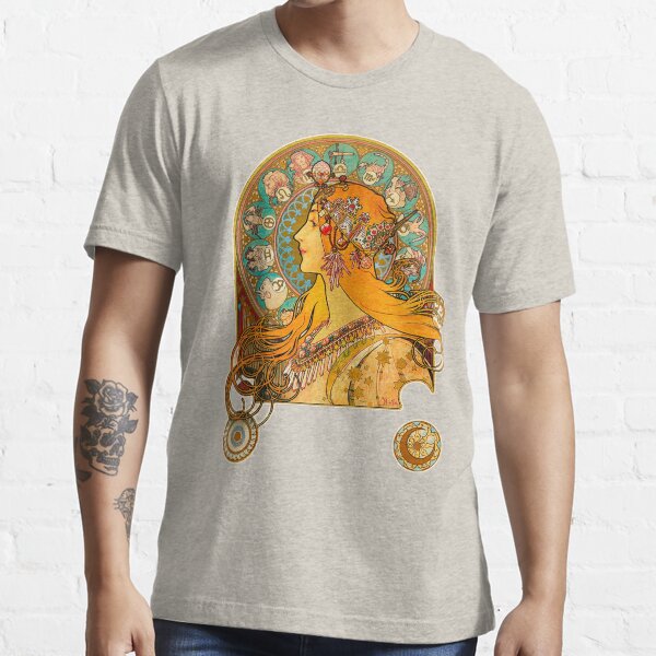 Artikel-Vorschau von Sternzeichen, (1896) – Alphonse Mucha. HOCHAUFLÖSEND, designt und verkauft von MINDTHECHERRY.