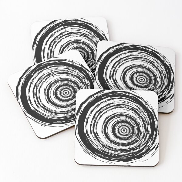 Item preview, Black and White Spirals Swirling Abstract Simple designed and sold by somethingwishes.