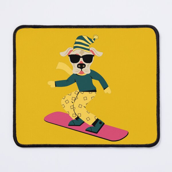 Item preview, Snowboarding dog designed and sold by GasconyPassion.