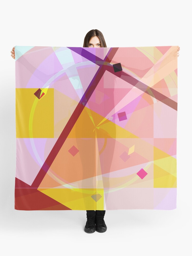 Thumbnail 1 of 3, Scarf, Recalling Old Egos (#169) designed and sold by Quantrian.