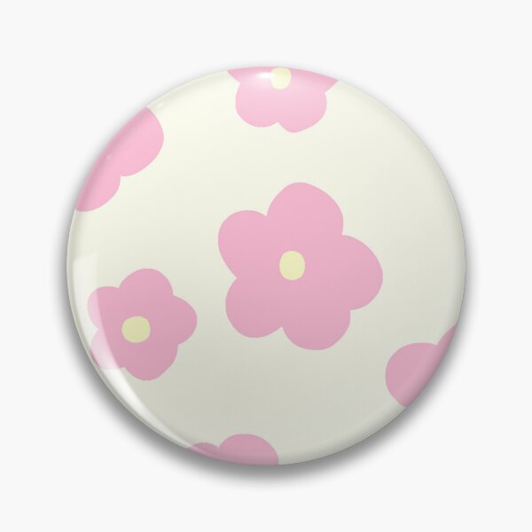 Item preview, patrón de flores color rosa en fondo beige designed and sold by ArtKar.