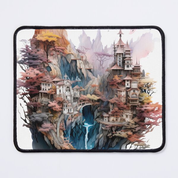 Item preview, Ancient City In Watercolor designed and sold by NDMDesignStudio.