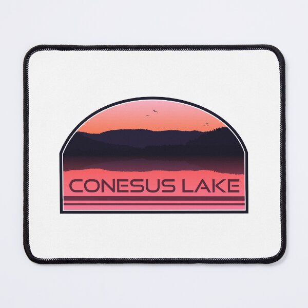 Item preview, Conesus Lake New York Red Sunrise designed and sold by Esskay Designs.