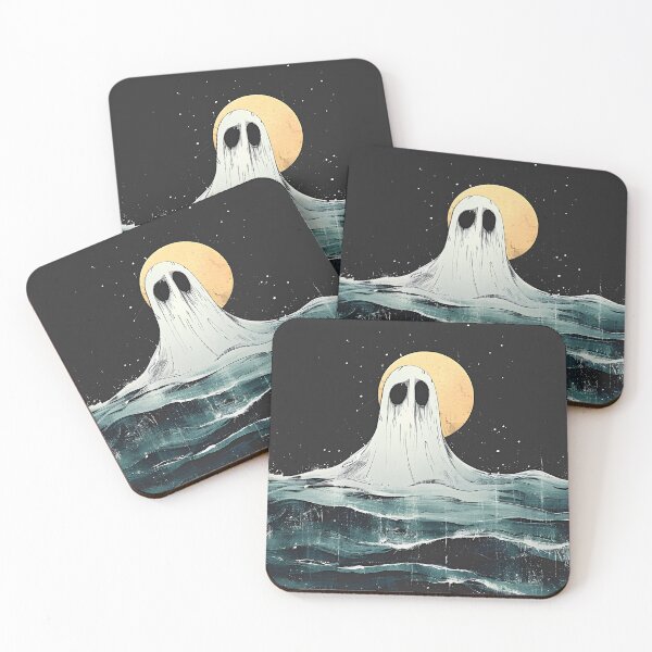 Item preview, Ghost on the sea at full moon designed and sold by randrdesign.