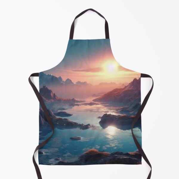 Item preview, Panoramic Art Stunning Sunrise Over Mountains Landscapes Oil Painting A558-40 designed and sold by MPCFICTION.