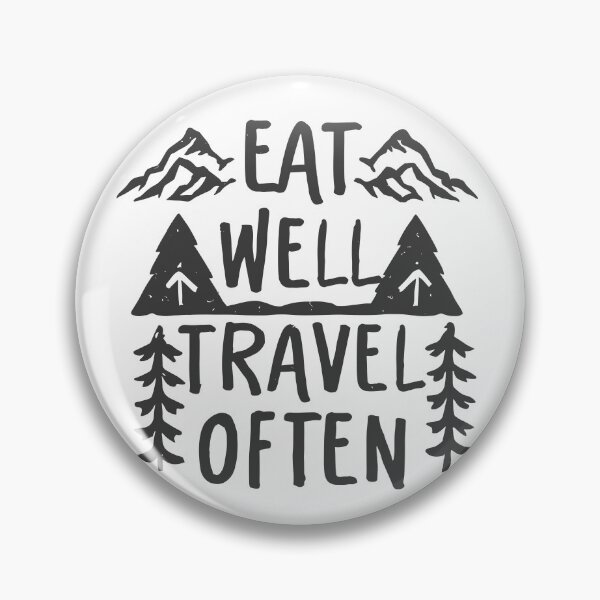 Item preview, Eat Well Travel Often designed and sold by TheHellSong.