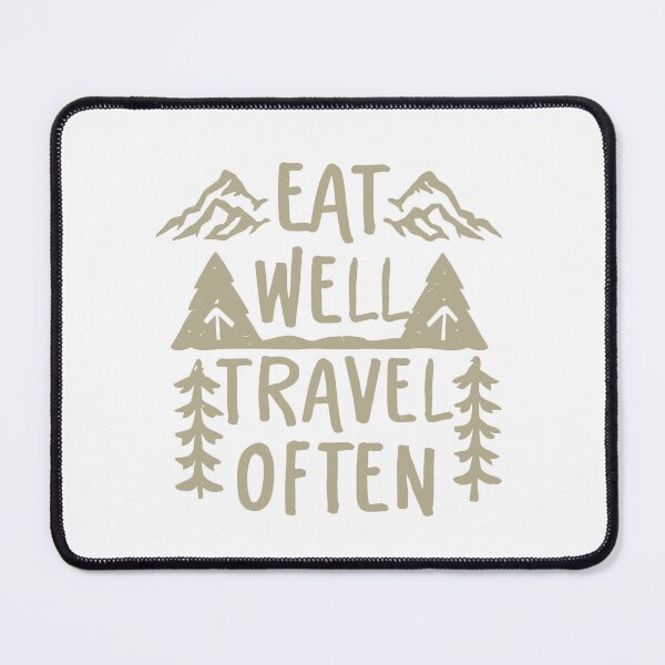 Item preview, Eat Well Travel Often designed and sold by TheHellSong.