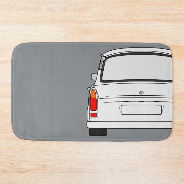Item preview, Trabant 601S rearview white designed and sold by EdimDesign.