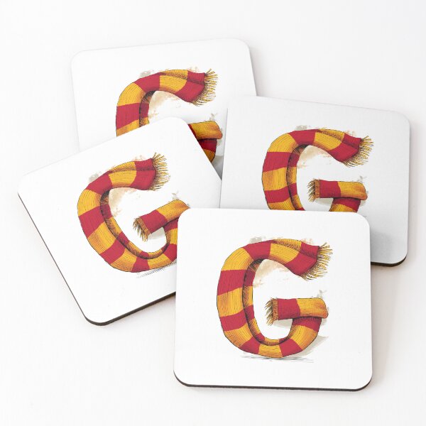 Item preview, Striped Scarf shaped like the letter G - Fantasy designed and sold by Fenay Designs.