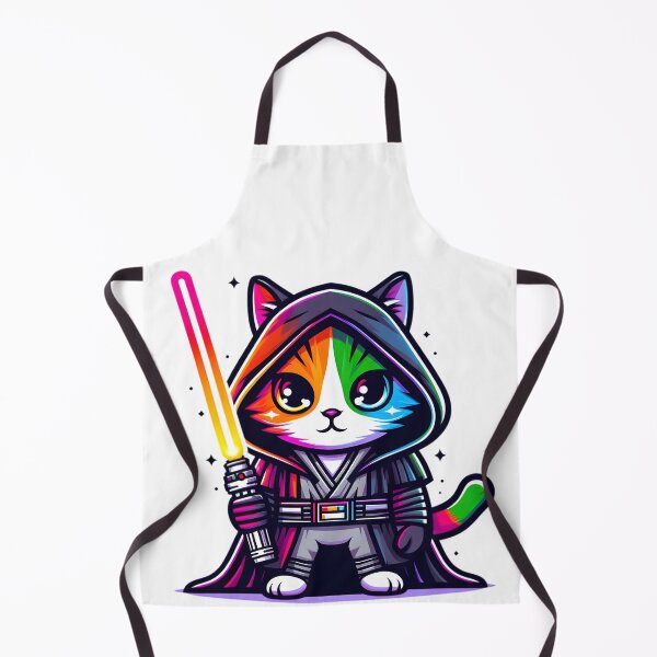 Item preview, Lightsaber Rainbow Cat designed and sold by teedory.
