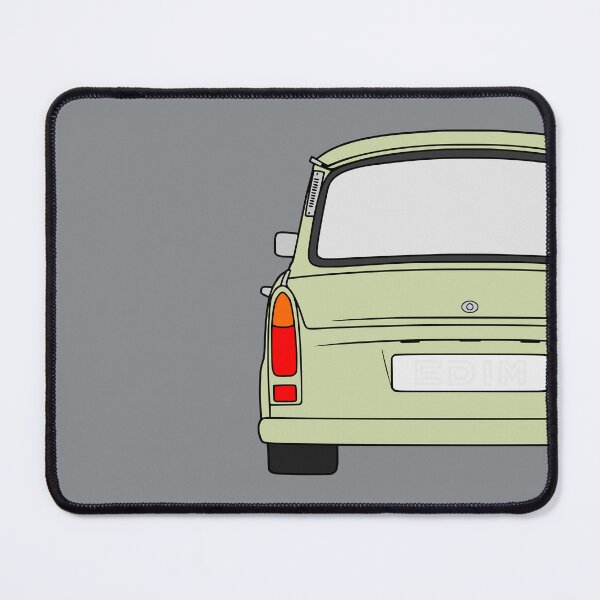 Item preview, Trabant 601S rearview pastel green designed and sold by EdimDesign.