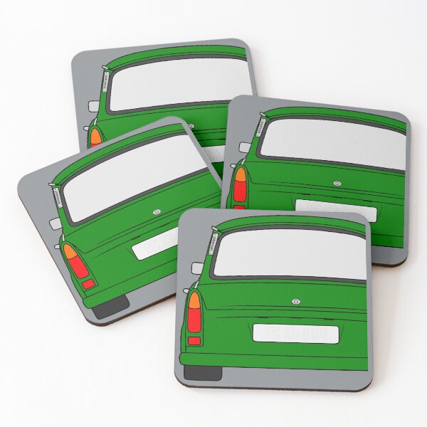 Item preview, Trabant 601S rearview green designed and sold by EdimDesign.