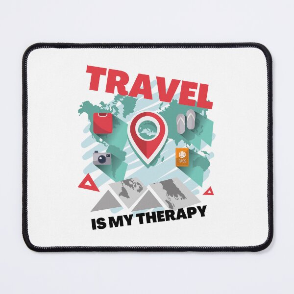Item preview, Traveling is my Therapy designed and sold by Crea-Designer.