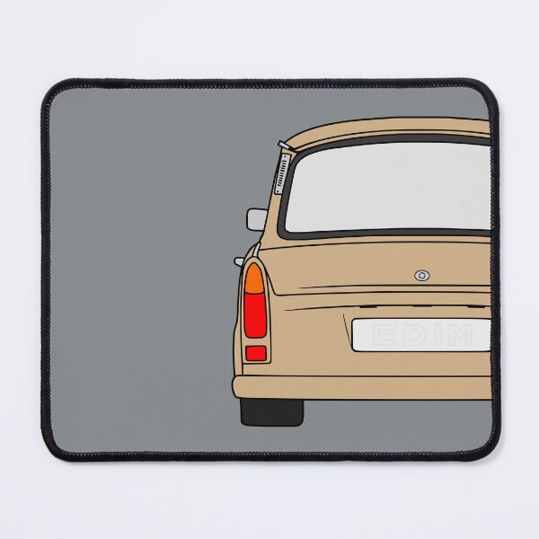Item preview, Trabant 601S rearview pastel brown designed and sold by EdimDesign.