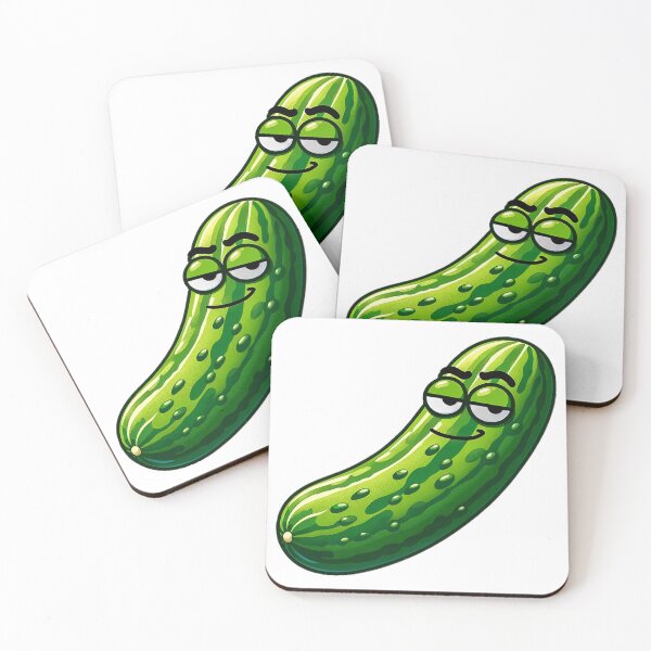 Item preview, Cucumber with Character designed and sold by templeofatro.