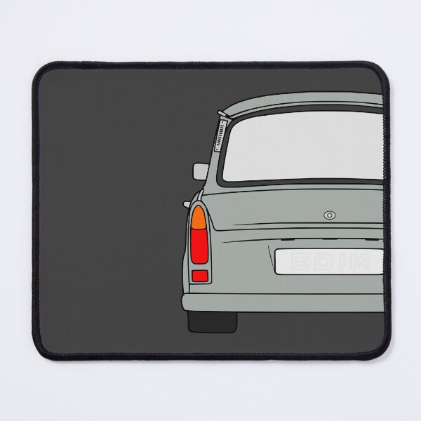 Item preview, Trabant 601S rearview silver grey designed and sold by EdimDesign.