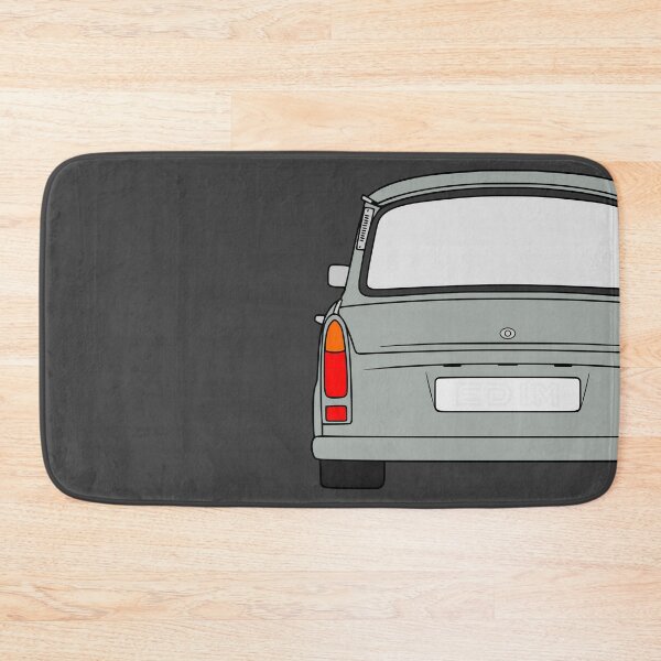 Item preview, Trabant 601S rearview silver grey designed and sold by EdimDesign.