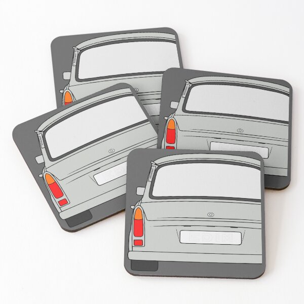 Item preview, Trabant 601S rearview alaska grey designed and sold by EdimDesign.