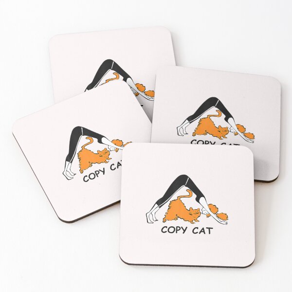 Item preview, Flexible Feline: Yoga Pose with Cat Companion designed and sold by Hudoges.