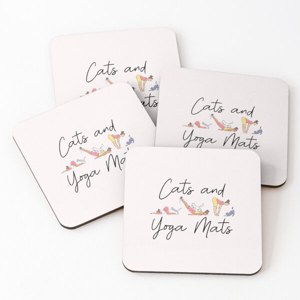 Item preview, Feline Flex: Yoga Poses with Whiskered Friends designed and sold by Hudoges.