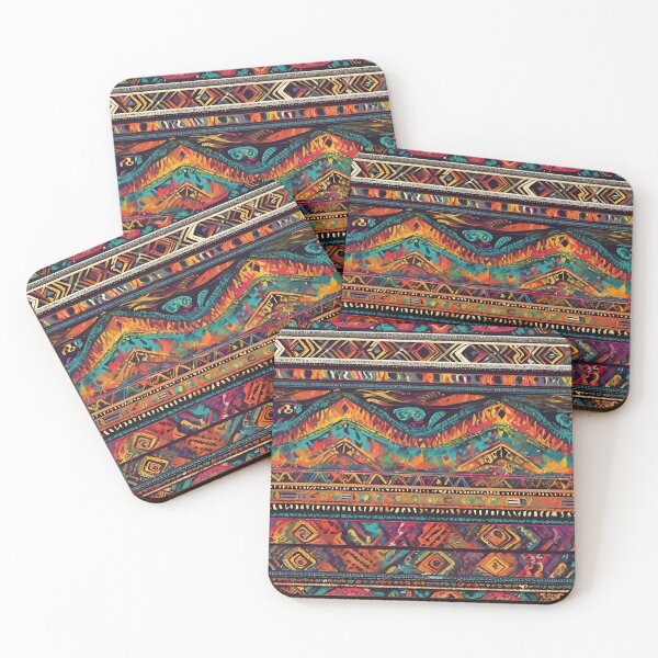 Item preview, Painted abstract tribal pattern. 2 designed and sold by SweetRossel.