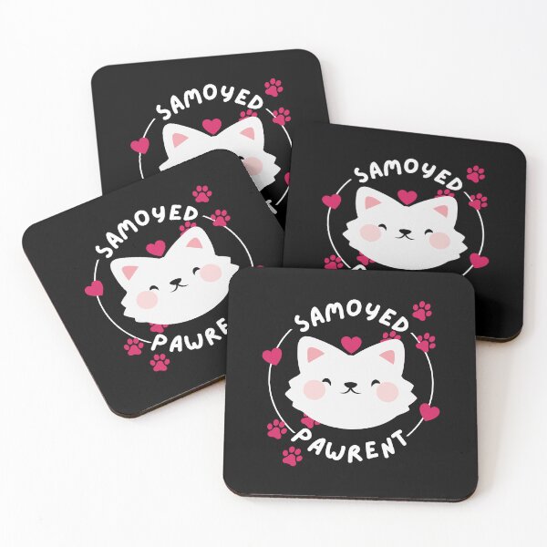 Item preview, Cute kawaii Samoyed dog parents designed and sold by Lady-Frost.