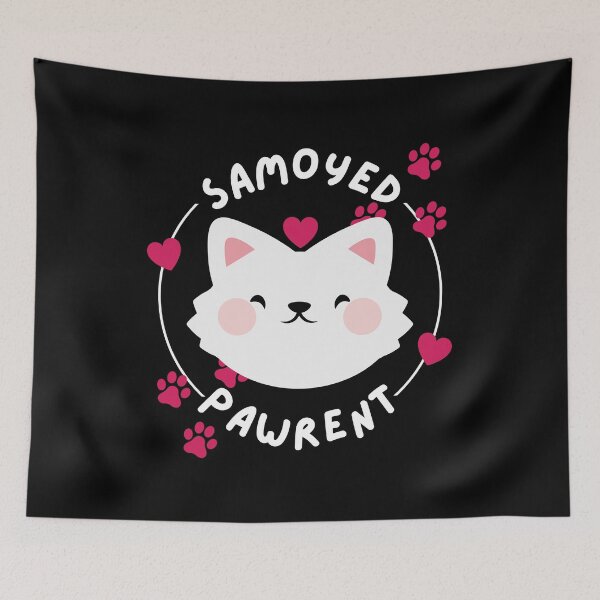 Item preview, Cute kawaii Samoyed dog parents designed and sold by Lady-Frost.